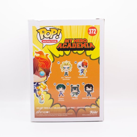 Funko Pop Vinyl MHA My Hero Academia Shoto Todoroki #372 (in Box GUC) - Picture 3 of 8